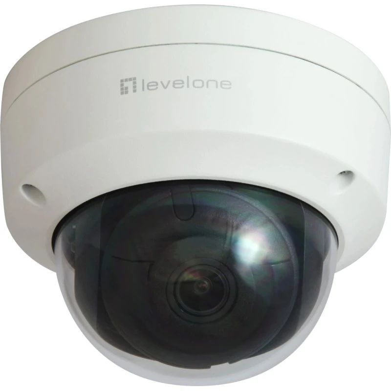 LevelOne FCS-3402 2MP Kuppelkamera, Hvid, Vejrbestandigt