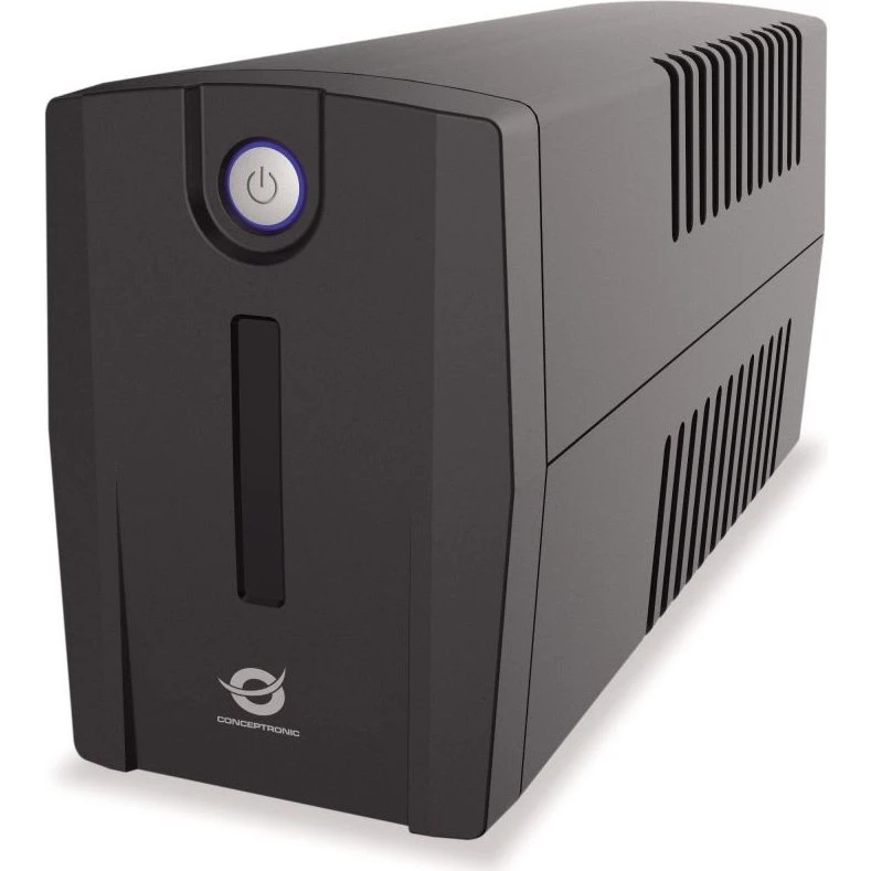 Conceptronic ZEUS07ES 1000VA UPS, 600W, Sort