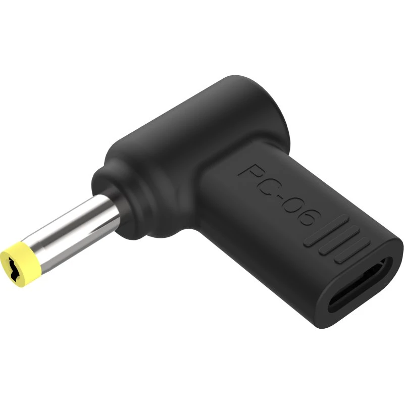 Conceptronic USB-C til DC jack 18-20V 5A Power Delivery 3.0, sort
