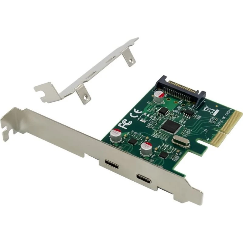 Conceptronic EMRICK13G USB-C 3.2 Gen 2 x 2 PCIe 3.0 x4 Adapter, grøn