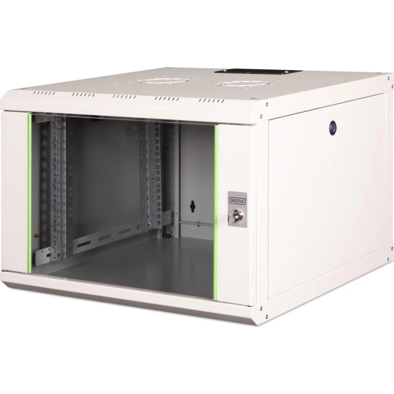 DIGITUS Unique Series Vægmonteret Rackskab 7U 600×600 mm Grå