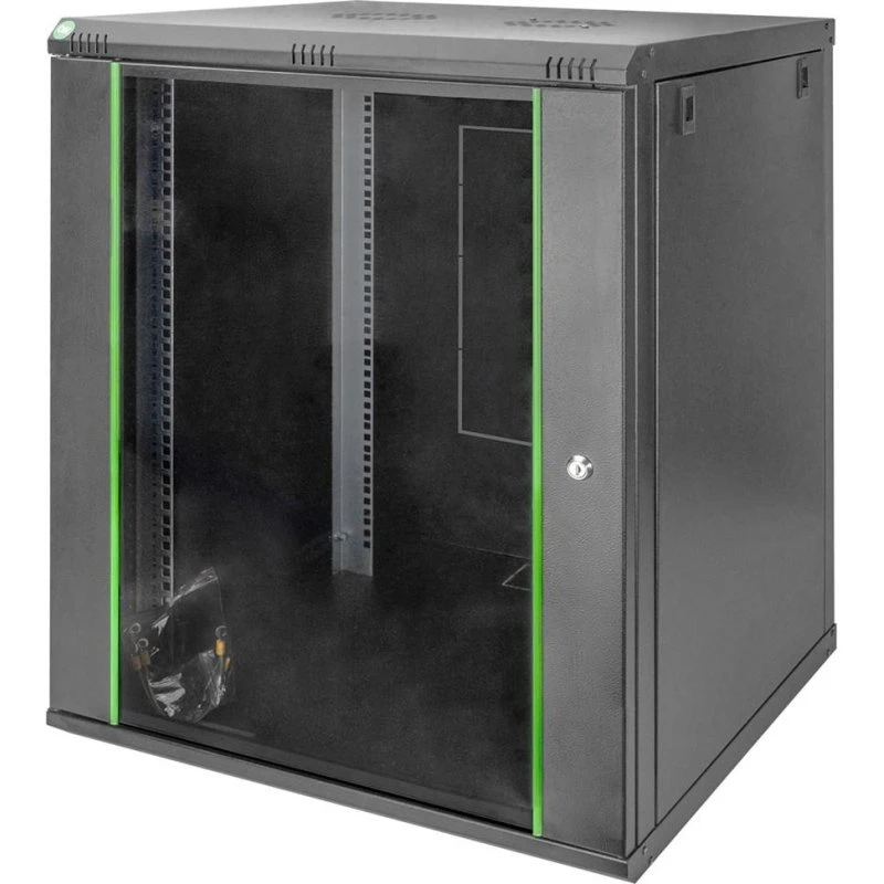 DIGITUS Dynamic Basic 16U Vægmonteret Rackskab, Sort, 600x600 mm
