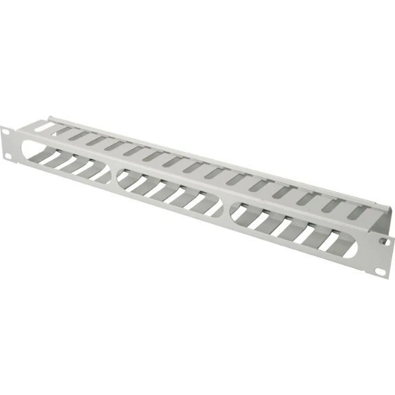 DIGITUS DN-97616 Rack-kabelstyrepanel, grå, 1U, 19"