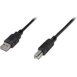 ASSMANN USB-kabel 5m Sort