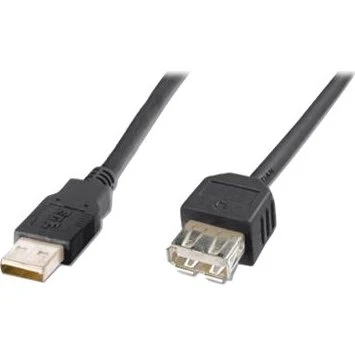 ASSMANN USB 2.0 Forlængerkabel 1,8 m Sort