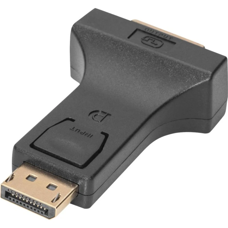 DIGITUS DisplayPort til DVI-I Adapter, Sort