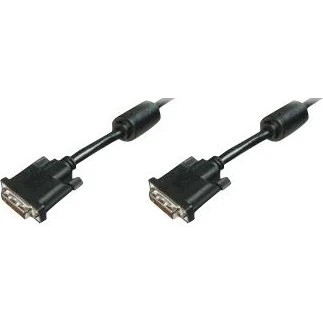 DIGITUS DVI-D han til DVI-D han 5 m sort