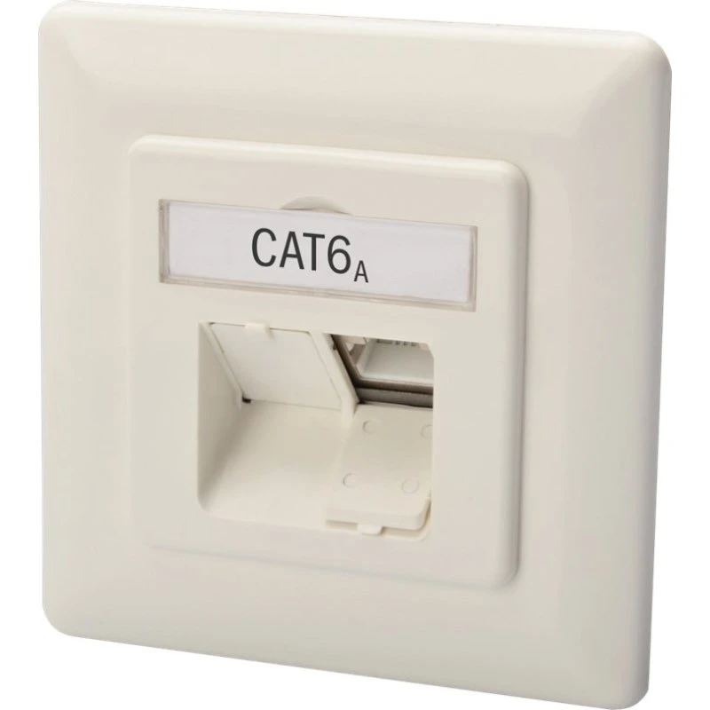 DIGITUS DN-9007-1 Hvid planforsænket stikdåse CAT 6a