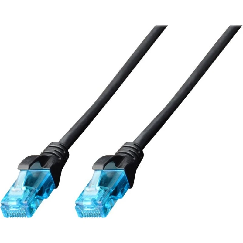 DIGITUS CAT 5e UTP 5m Sort Patchkabel