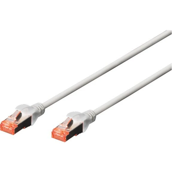 DIGITUS CAT 6 S-FTP 25 cm Patchkabel Grå