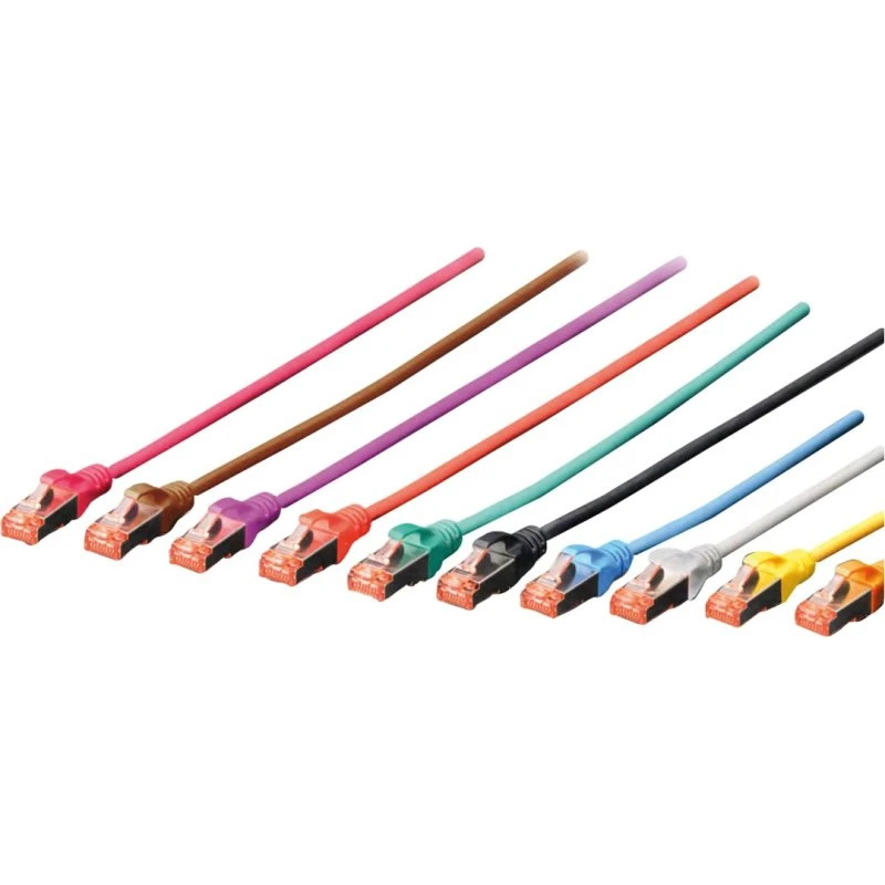 DIGITUS CAT 6 SFTP 50 cm Patchkabel Grå