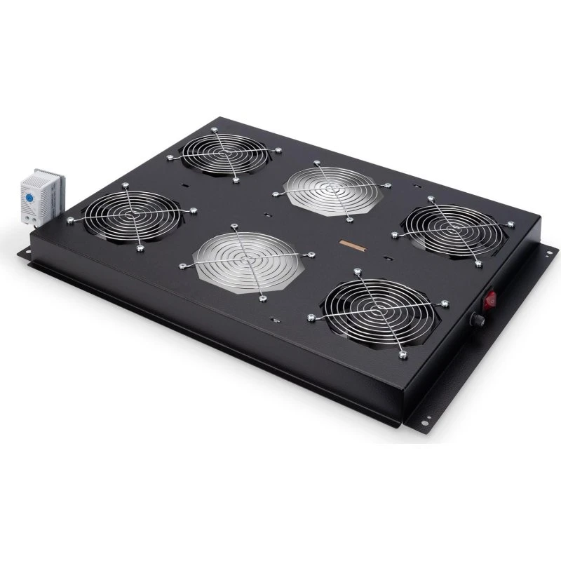 DIGITUS DN-19 FAN-4-SRV-B Racktag med 4 blæsere, sort