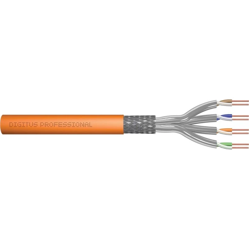 DIGITUS Cat7 S/FTP 500m Bulk Kabel Orange LSZH