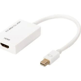 ASSMANN Mini DisplayPort til HDMI Adapter 20 cm Hvid