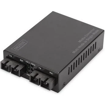 DIGITUS DN-82024 Fast Ethernet Mediekonverter SC-SC 1310 nm