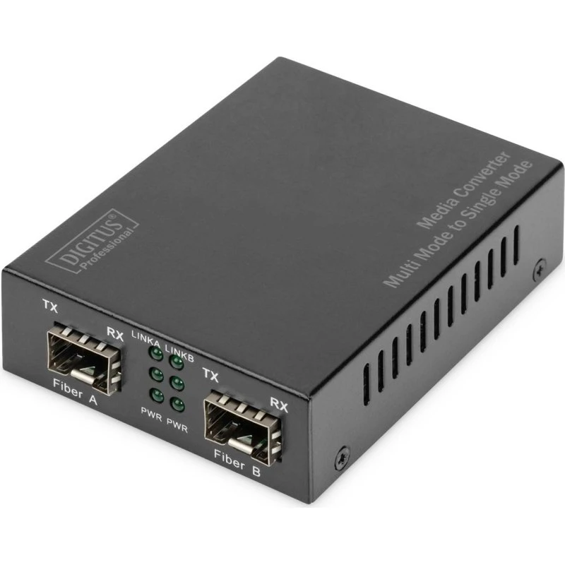 DIGITUS DN-82133 SFP Gigabit Mediekonverter Multimode/Singlemode
