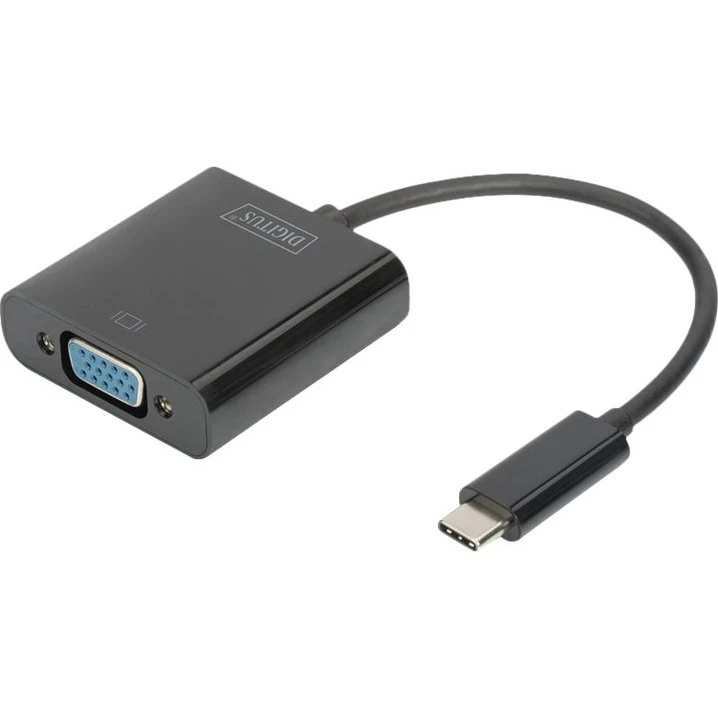 DIGITUS Ekstern videoadapter USB-C til VGA, sort