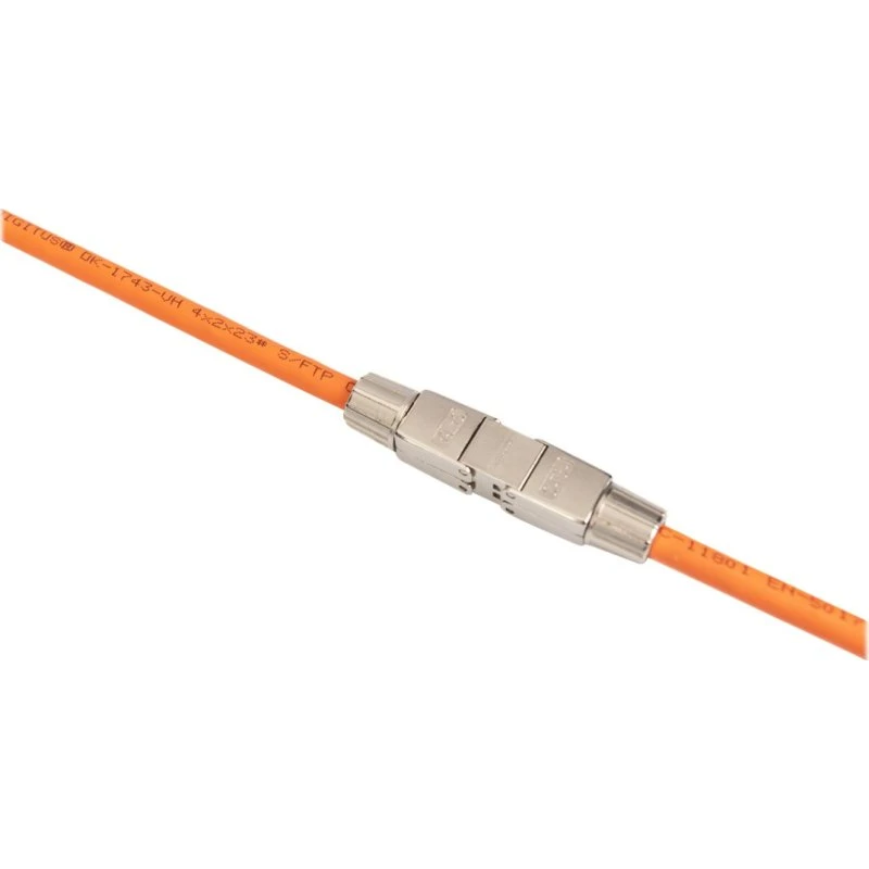 DIGITUS Professional CAT 6a Afskærmet Netværkskobling, Sølv