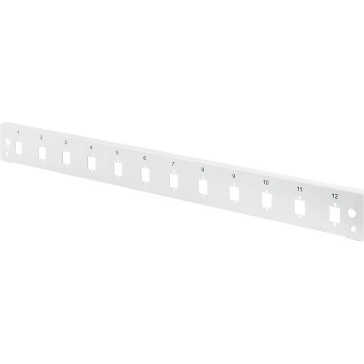 DIGITUS DN-96206-QL Fiberoptisk Splejsningspanel, LC x 12, Grå, 1U