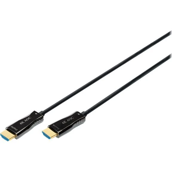 DIGITUS HDMI-kabel med Ethernet 10m Sort