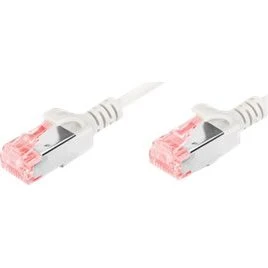 DIGITUS Slim CAT 6 U/FTP 10m Grå Patchkabel