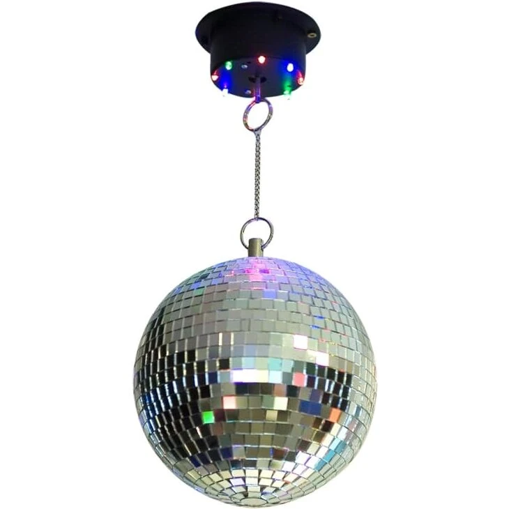 Veli Line diskokugle Ø20 cm med farvet LED