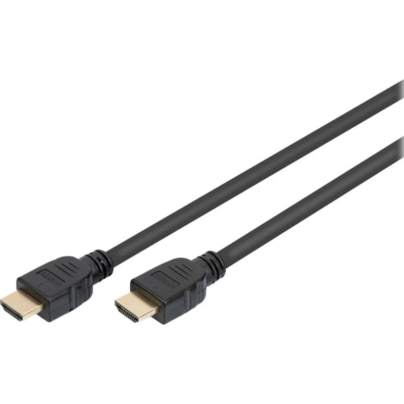 DIGITUS HDMI-kabel med Ethernet 1m Sort
