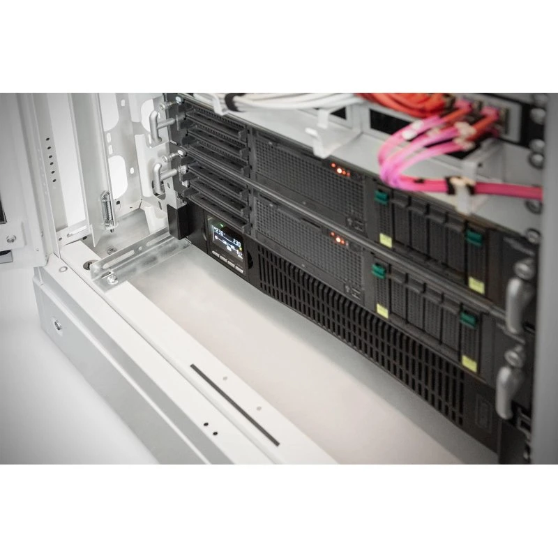 DIGITUS UPS 19" Online 1000VA/1000W, 8x C13, LCD, 2U