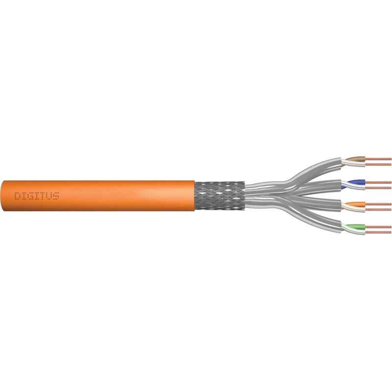 DIGITUS Cat.7 S/FTP installationskabel, 50 m, orange