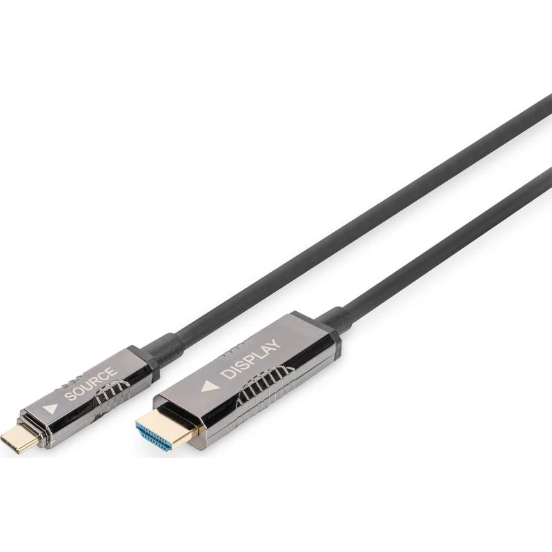 DIGITUS AOC USB-C til HDMI 4K 20 m aktiv optisk kabel