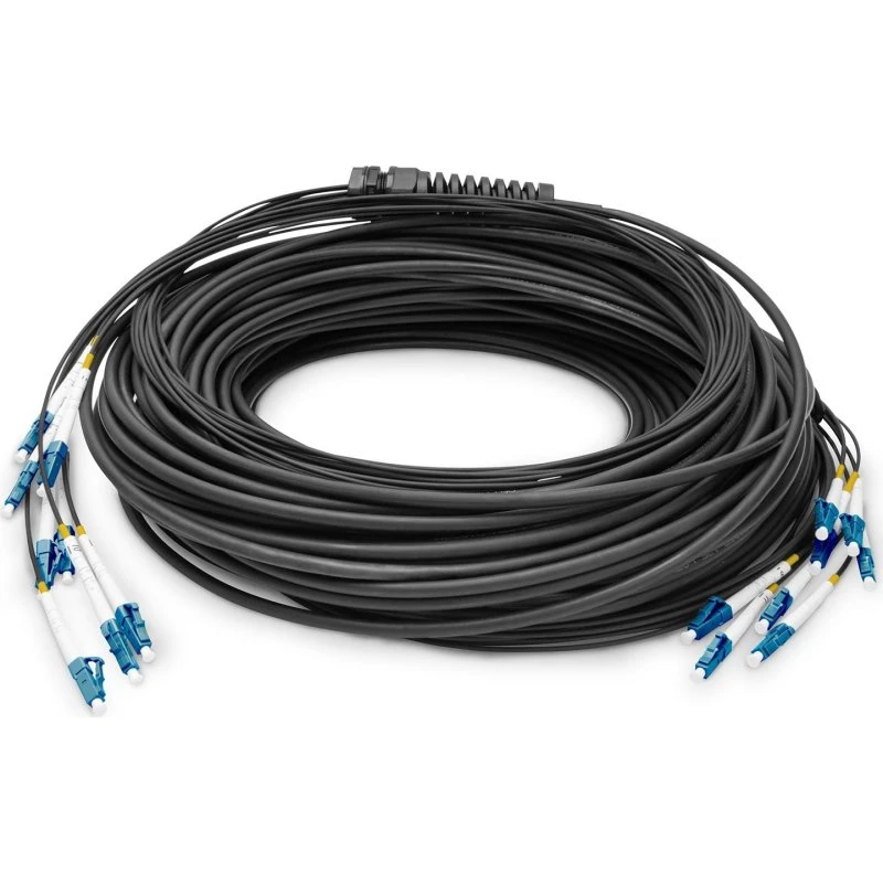 DIGITUS OS2 8-fiber LC/UPC 100m prætermineret breakout-kabel