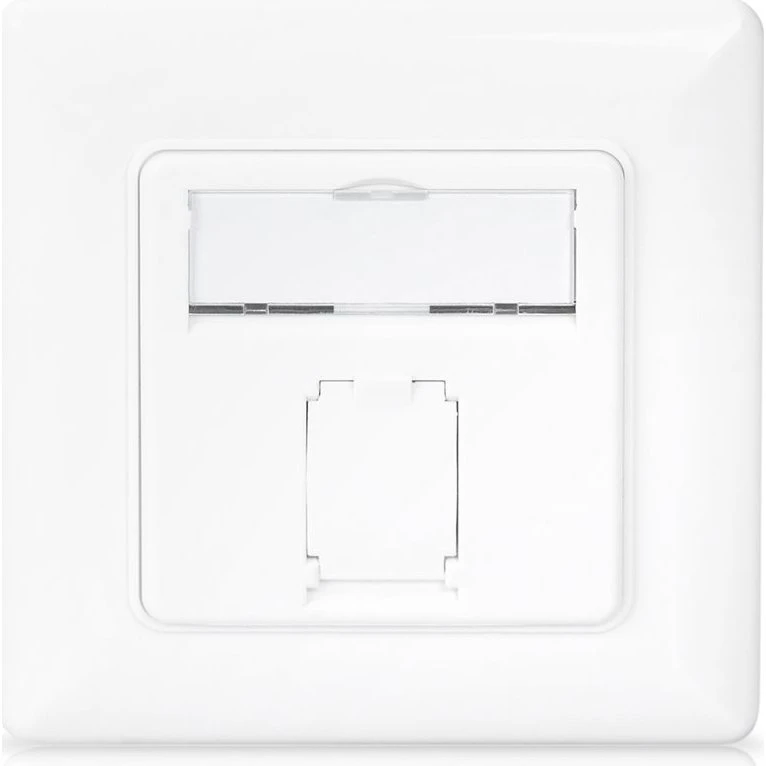 Digitus Faceplate CAT 6a RJ-45 Hvid RAL 9003