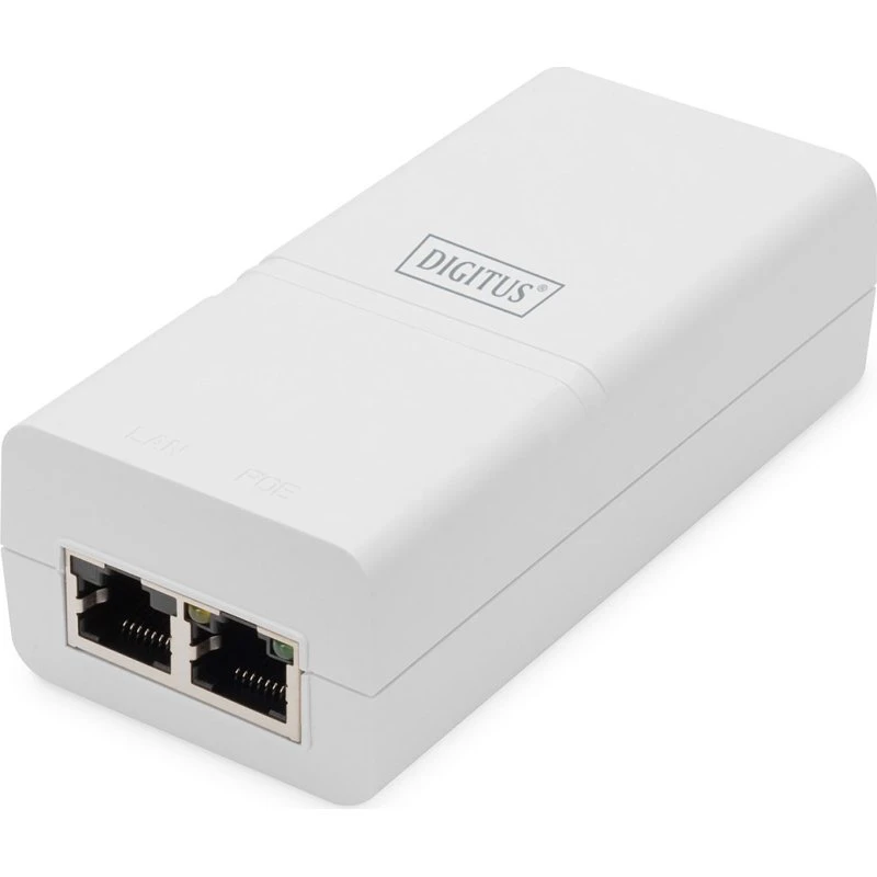 DIGITUS PoE+ Injector 30W, 2-port, hvid