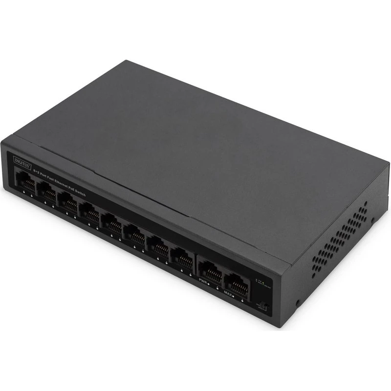 DIGITUS 8-port PoE+ Switch, 60 W, desktop