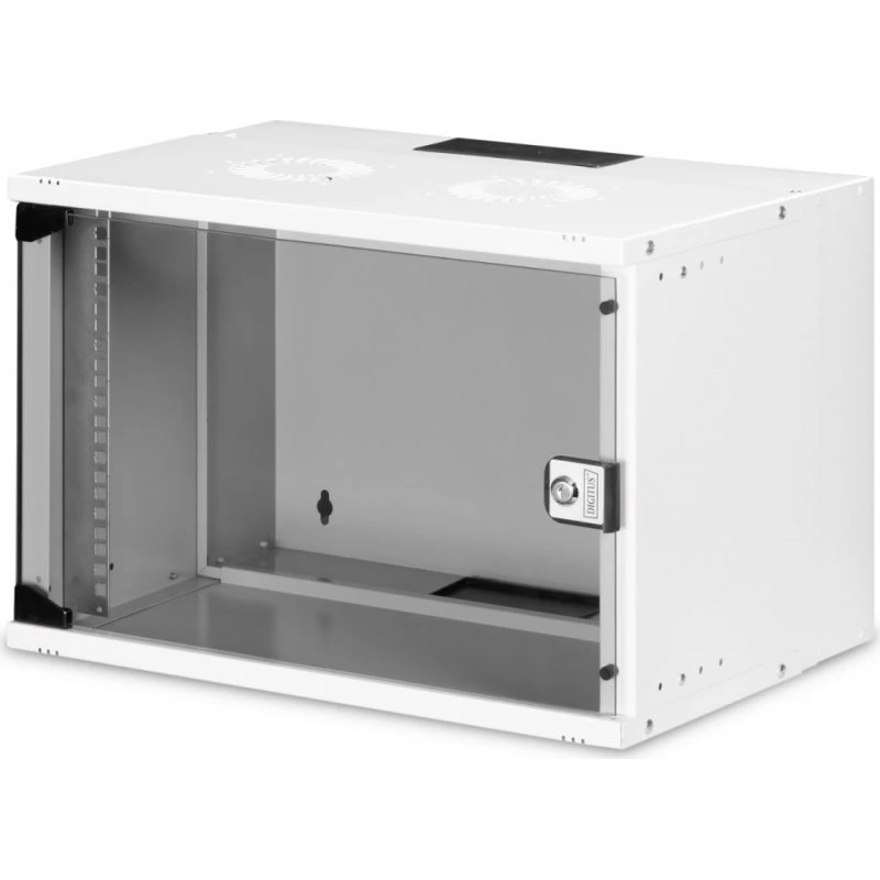 Digitus SOHO PRO Vægmonteret Rackskab 19", 7U, 540x400 mm, Lysegrå