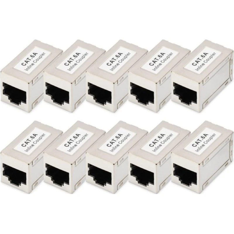 DIGITUS CAT 6A Afskærmet Netværkskobling, 10 stk.