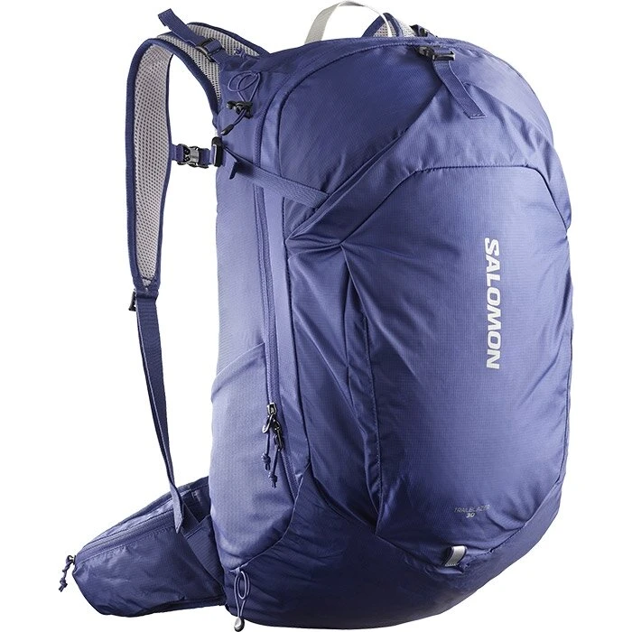 Salomon Trailblazer 30L rygsæk - mazarine blue/ghost grey