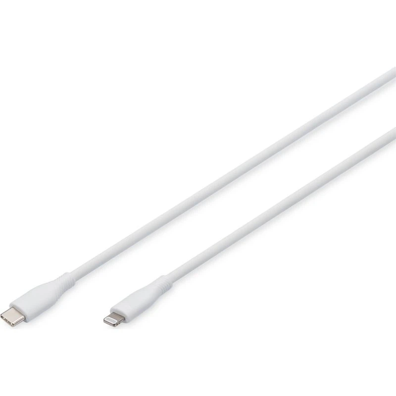 ASSMANN Lightning-kabel 50 cm, hvid, MFI Certified