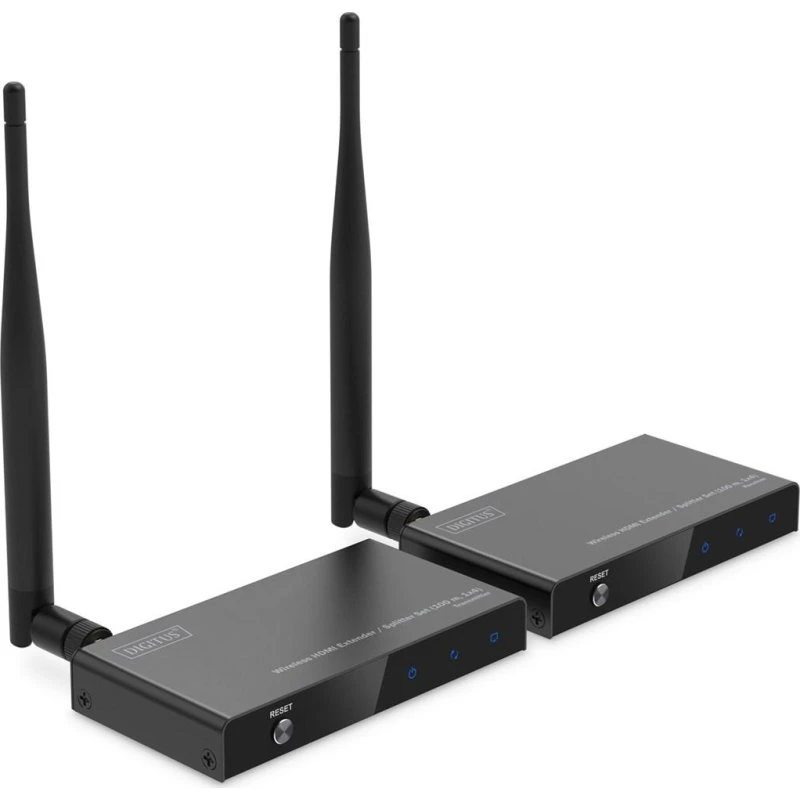 DIGITUS Trådløs HDMI Extender/Splitter 100 m 1x4