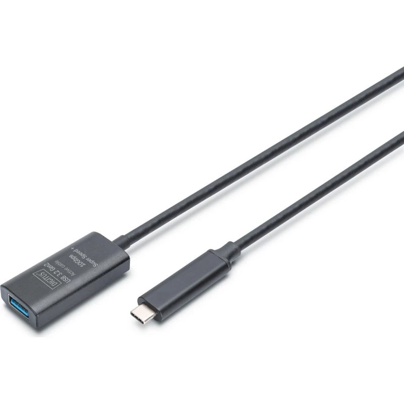 DIGITUS Active USB-C til USB-A 5m, 10 Gbps