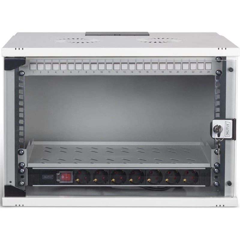 Digitus SOHO PRO 7U Vægmonterbar Kabinet Grå 540x400 mm