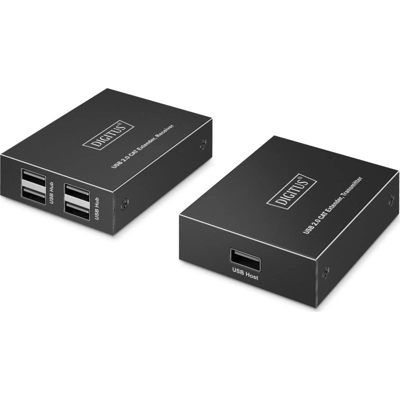 DIGITUS 4-Port USB 2.0 CAT Extender, op til 150 m