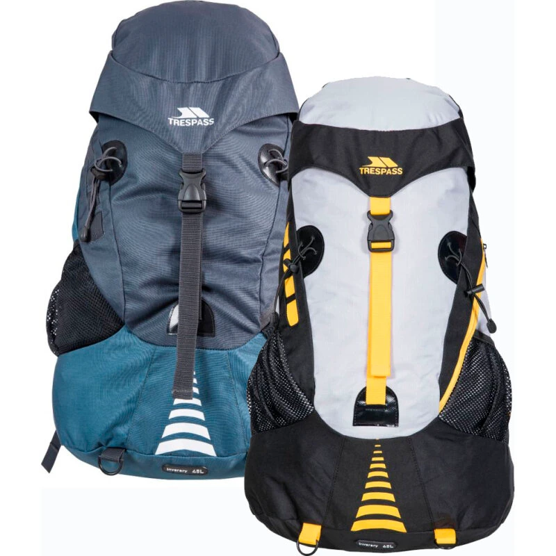Trespass Inverary 45L rygsæk - Sort/Gul