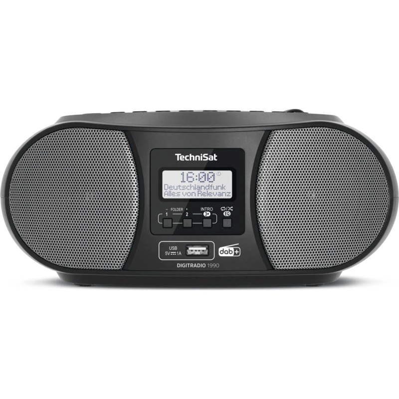 TechniSat DigitRadio 1990 DAB+/FM Radio med CD & Bluetooth (Sort)
