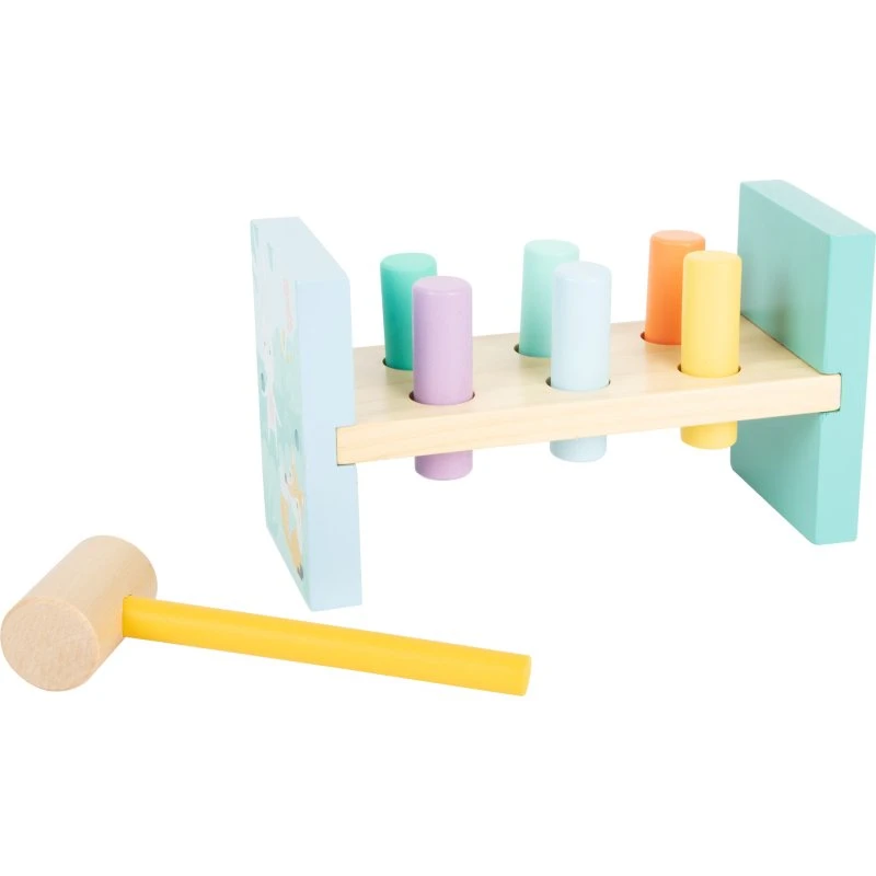 Small Foot Wooden Hammer Bench Pastel 8 dele