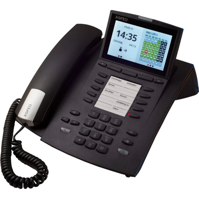 AGFEO ST 45 Digitaltelefon, sort