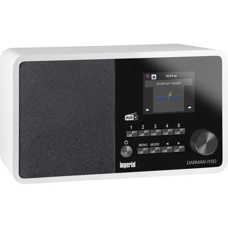 Imperial Dabman i150 Kompakt Hybridradio Hvid, 10W
