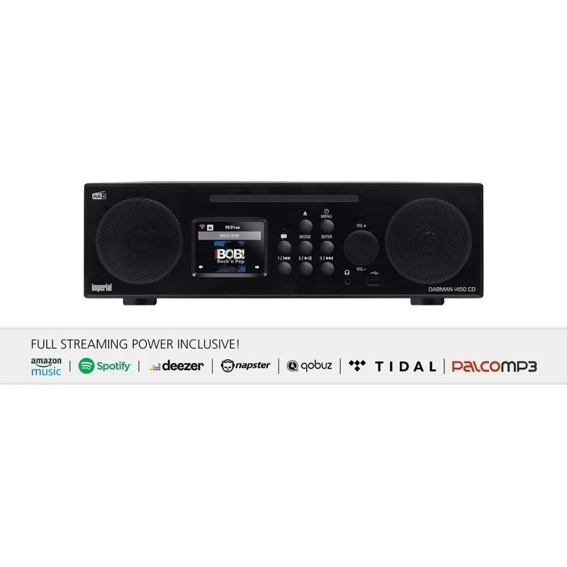 DABMAN i450 CD Multifunktionel Stereo Radio Sort