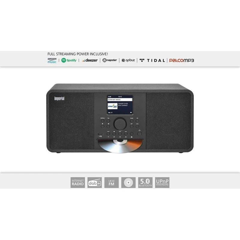 Imperial Dabman i205 CD Hybrid Radio DAB+ / FM / Bluetooth Sort