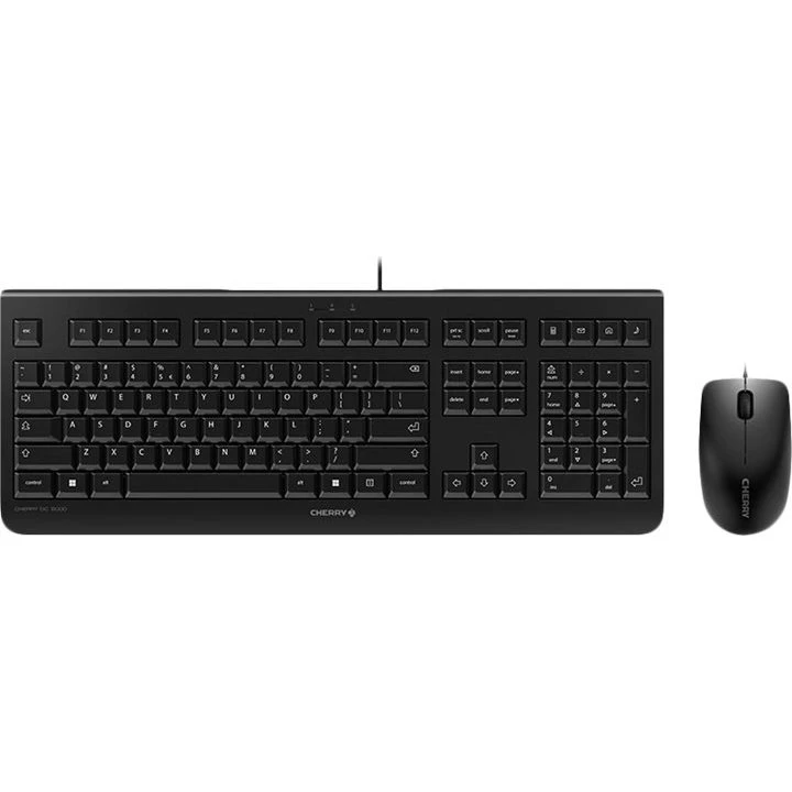 CHERRY DC 2000 USB Tastatur & Mus, Sort, USA